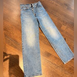 Levi's Blue Straight Leg Women's Pants